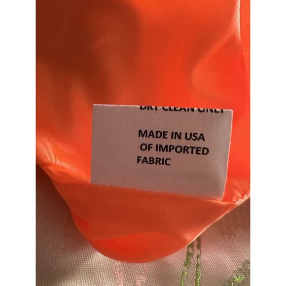 Sara Campbell Size 14 Satin Silky Neon Floral Dress - Picture 3 of 8